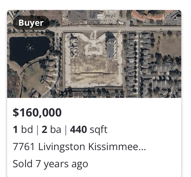 Previously closed investment transaction in 7761 Livingston Rd, Kissimmee, FL